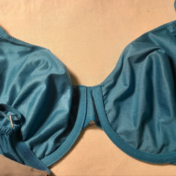 She Walks In Beauty (+ Light), True & Co. Underwire, Unpadded Bra Teal 34D - Picture 3 of 5